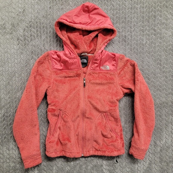The North‎ Face Oso Hooded Fleece Jacket Long Sleeve Women’s Sz XS Pink Comfort - Picture 1 of 14